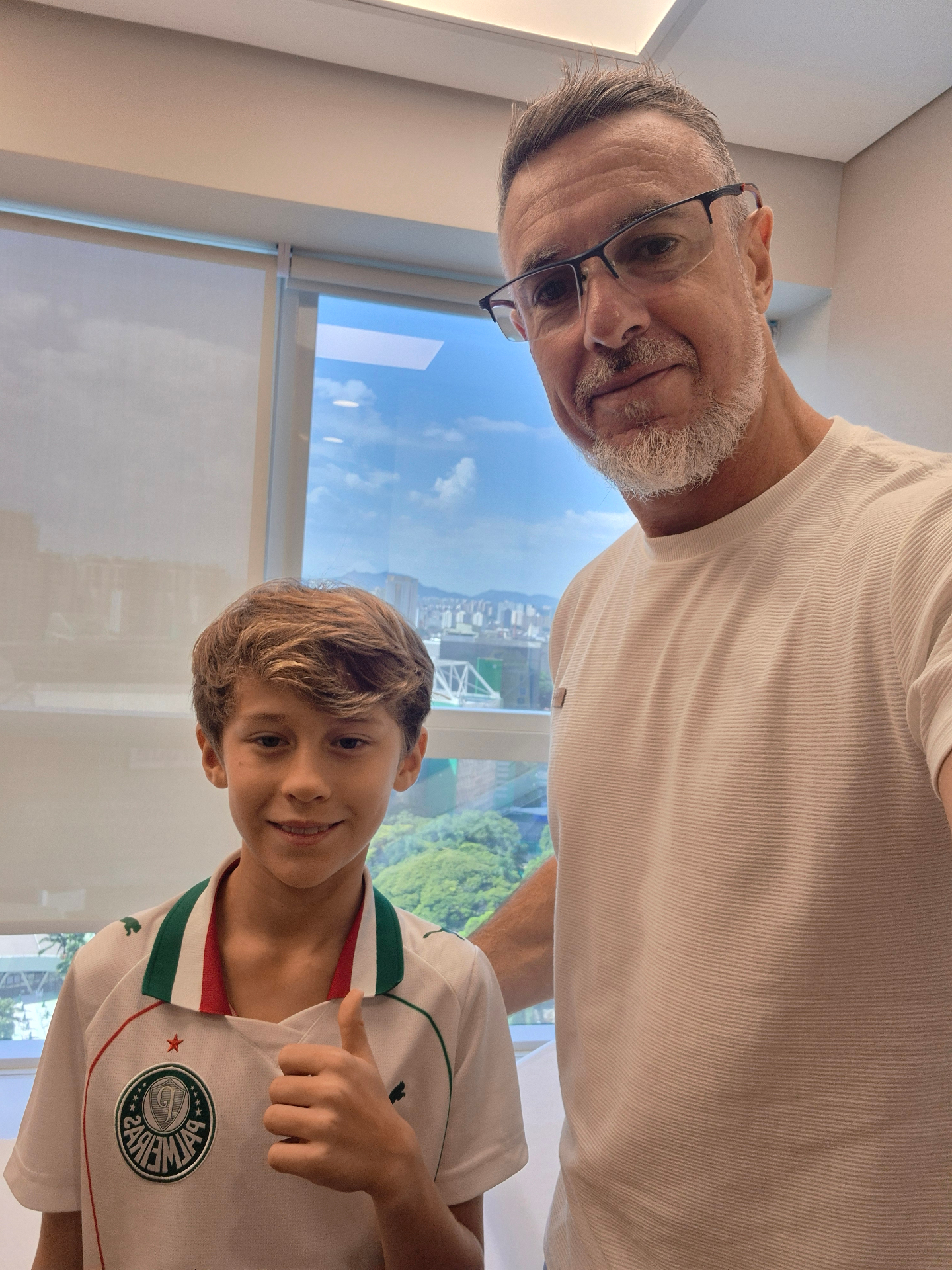 Benjamin, 9 anos, atleta do Palmeiras